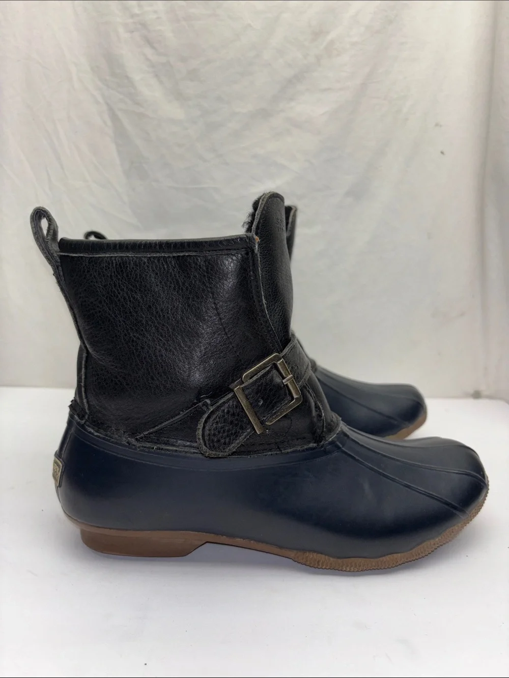 Sperry Waterproof Duck Boot Ankle Boots, SZ 10 women’s, box 1G